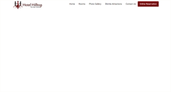 Desktop Screenshot of hotelhilltop.in